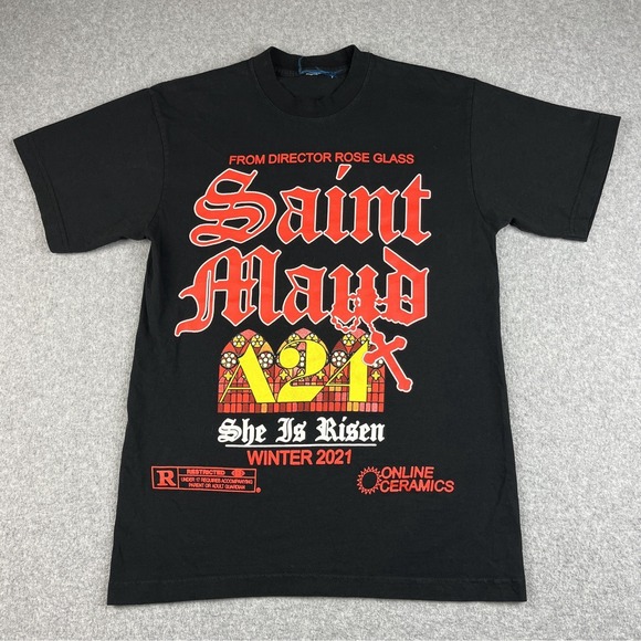 Online Ceramics Other - A24 x Online Ceramics Saint Maud T Shirt Small Stained Glass Tee Sold Out Rare